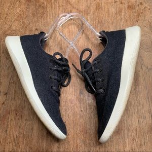 Allbirds Womens Wool Runners Tuke Jo Cream Sole Gray Neutral Size 8